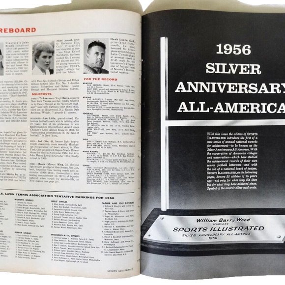 VINTAGE 12/24/1956~ SPORTS ILLUSTRATED MAGAZINE~CHRISTMAS BONUS ISSUE - Picture 3 of 9